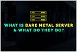 Is there still a use case for bare metal servers rsysadmin